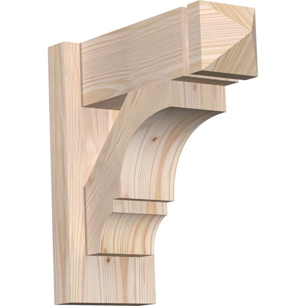 Ekena Millwork Balboa Arts & Crafts Smooth Outlooker, Douglas Fir, 5 1/2"W x 14"D x 14"H OUT06X14X14BOA03SDF - main
